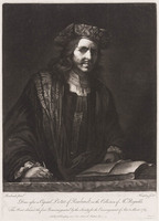KG 08119
<br/>
Een schrijvende evangelist
<br/>
<em>Humphrey, William de oude (ca. 1740-1810)</em>